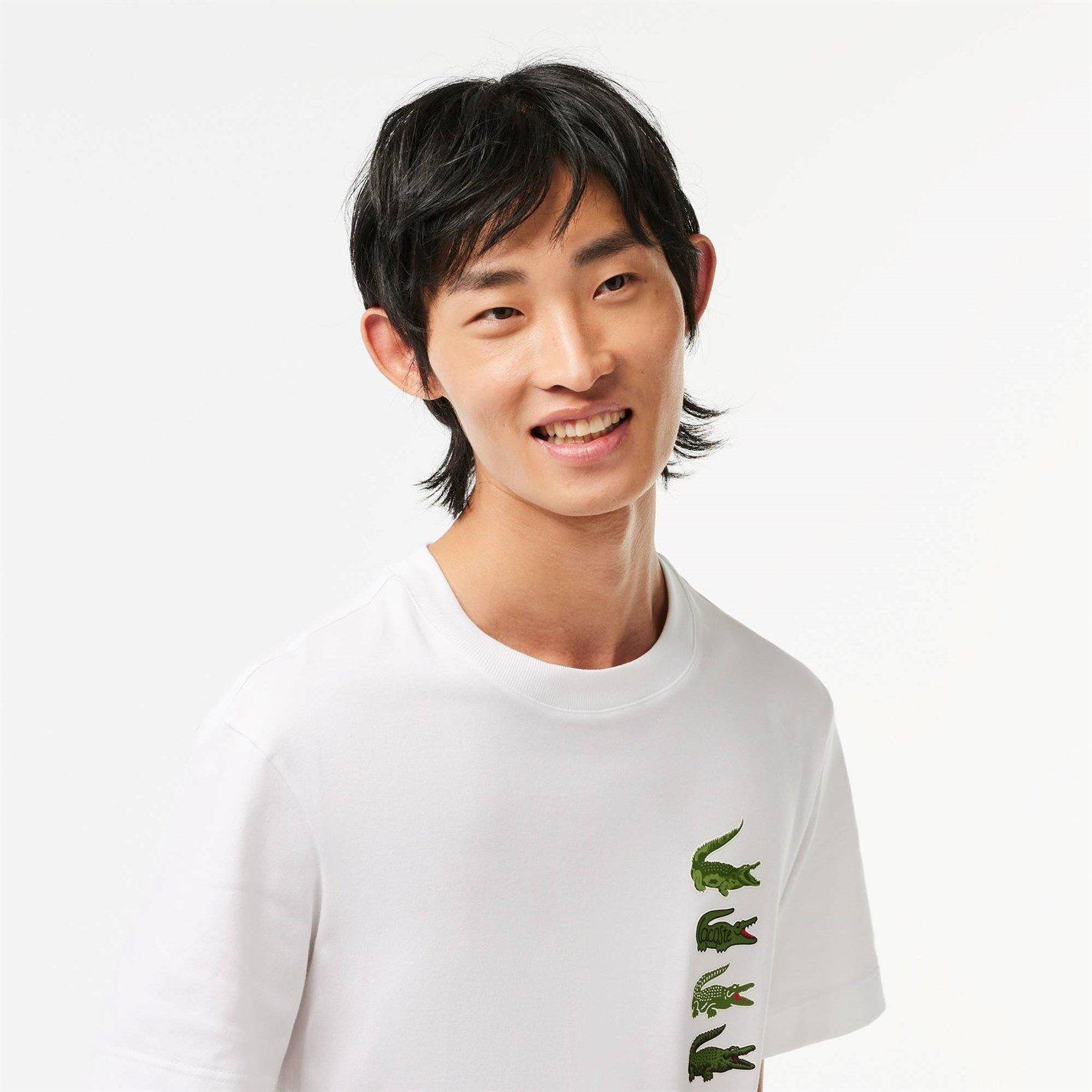 Lacoste Line Crocodile T Shirt