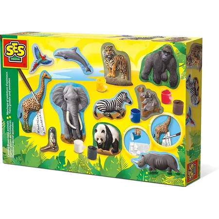 SES Creative Gießen und Anmalen - Wilde Tiere