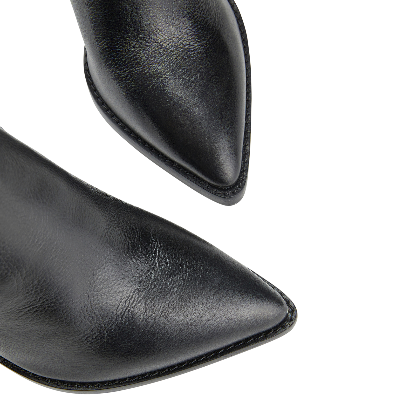 BETTY - Bottines à talons en cuir | Noir