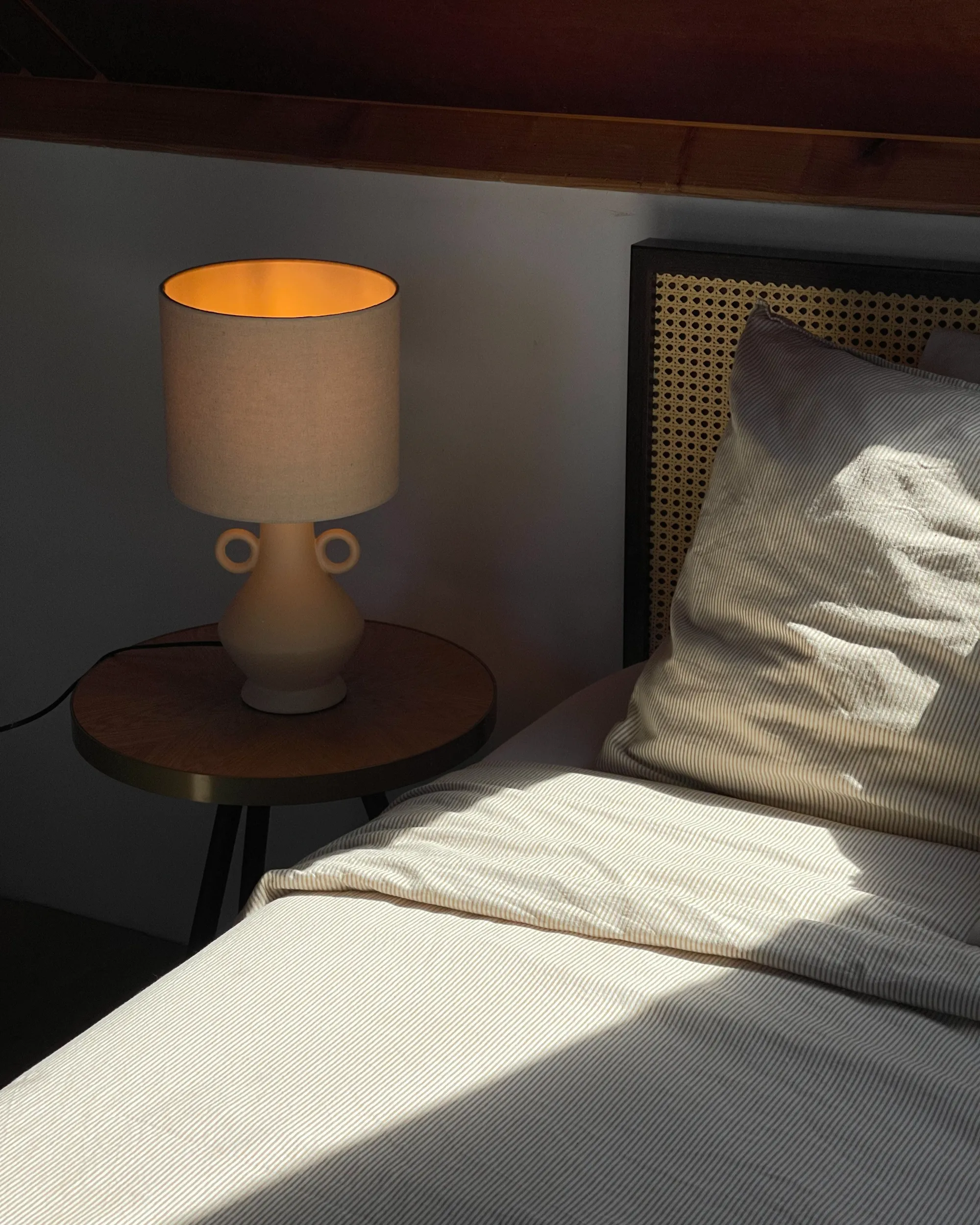 Tafellamp KERULEN Keramiek Beige