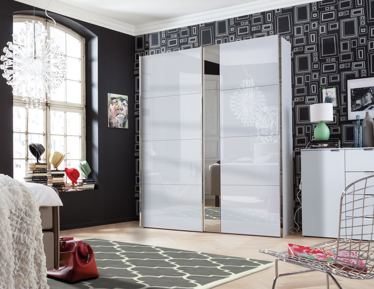 Hom´in Schwebetürenschrank 2-türig MATRIX M