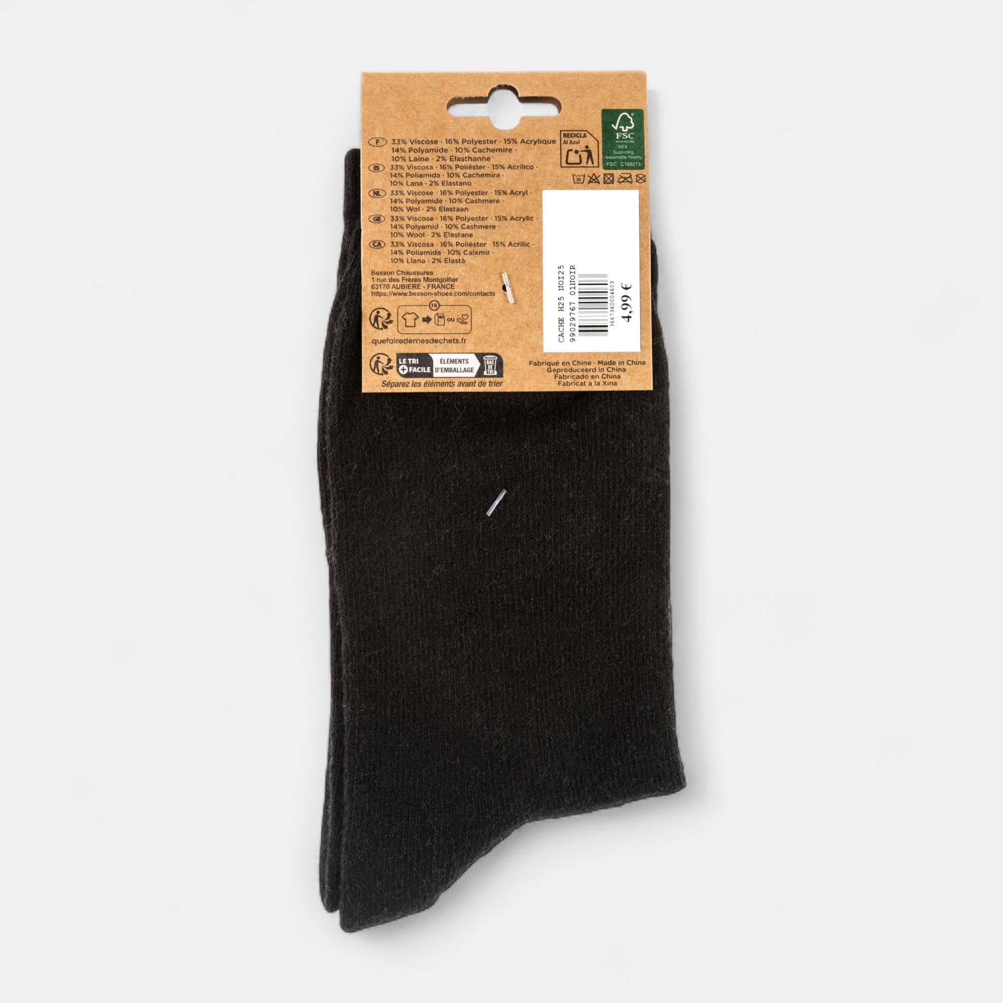 Chaussettes Femme noir