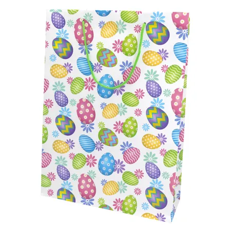 Idena Geschenktasche L Ostereier 25x34cm FSC-Mix