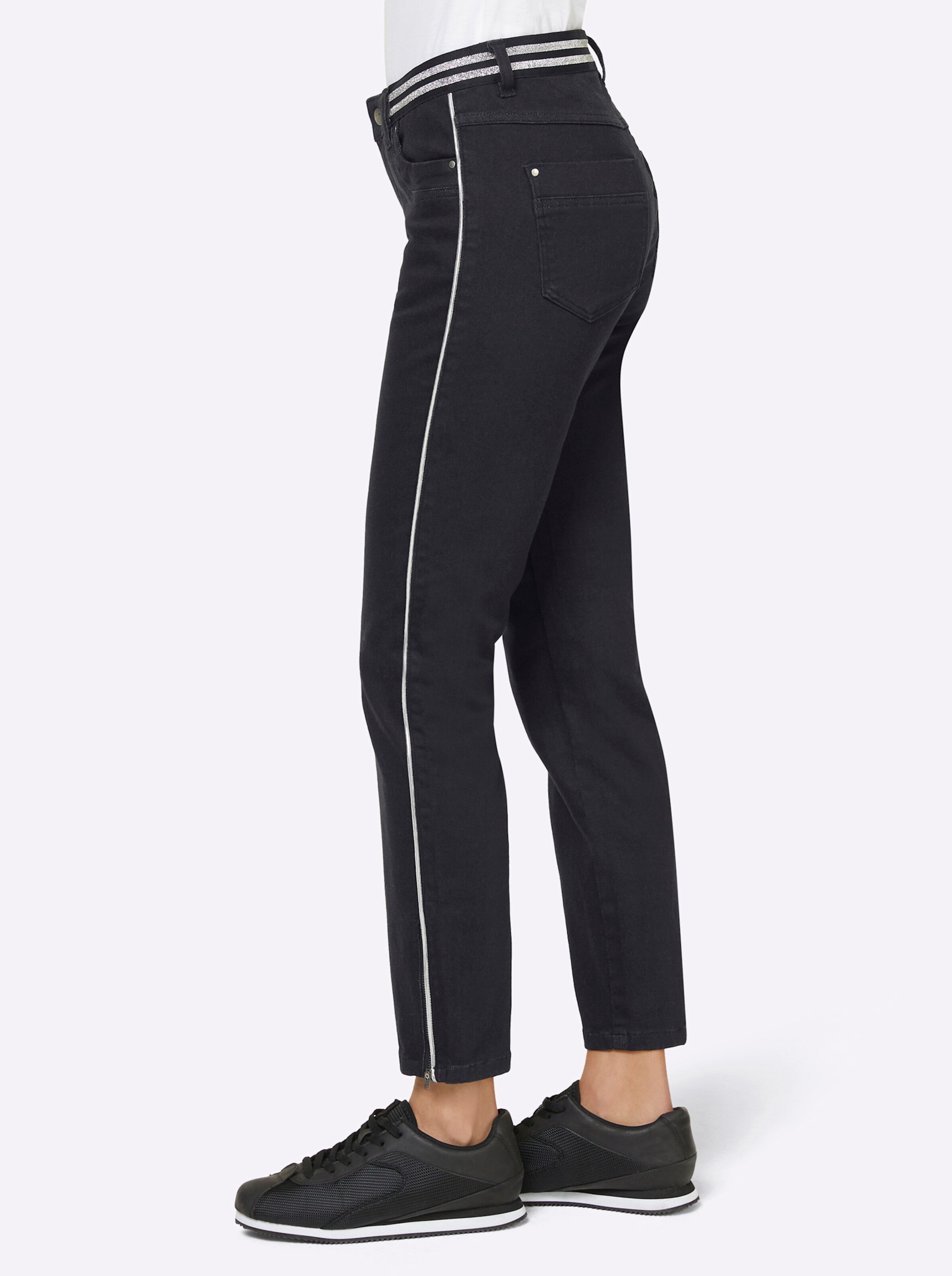 Jeans in schwarz
