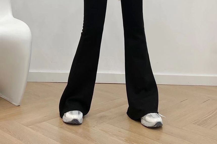 Tiny House - Effen wijde joggingbroek met trekkoordtaille
