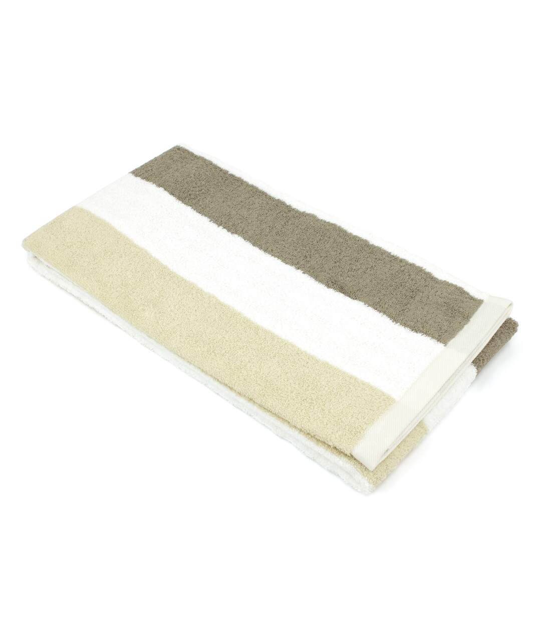 Parure de bain 7 pièces CLASSIC STRIPES Marron 480g/m2