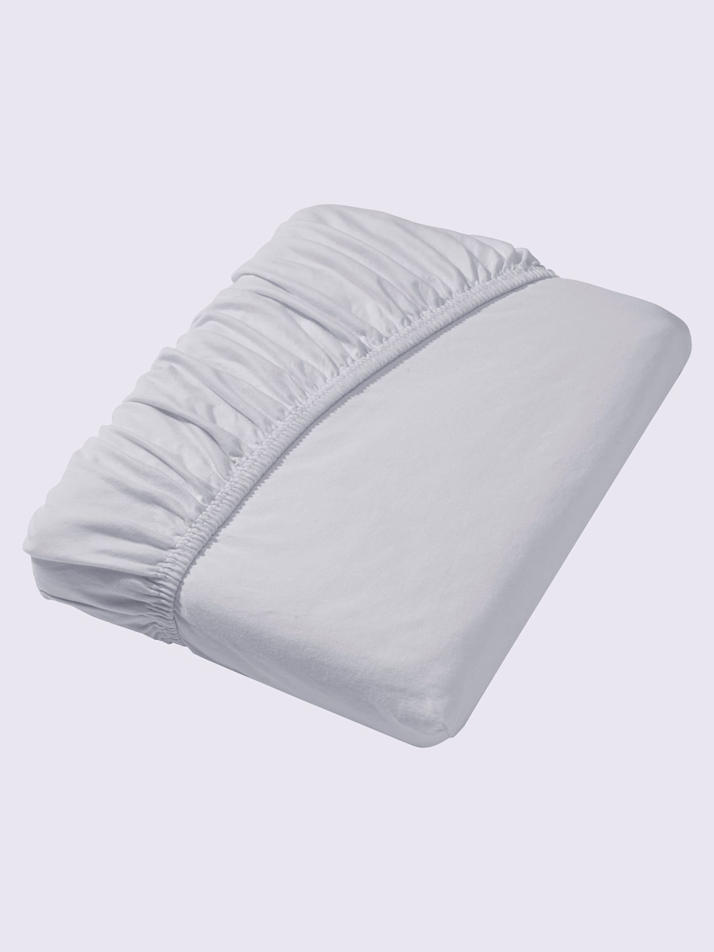 Drap-housse jersey fin maco à repassage superflu