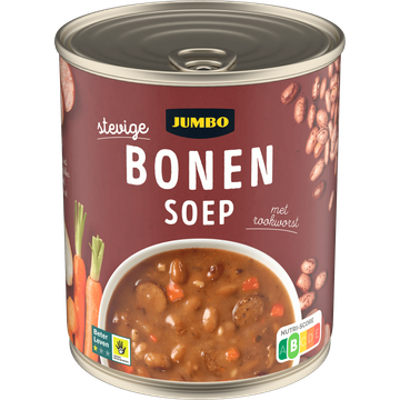Jumbo Stevige Bonensoep met Rookworst 800ML