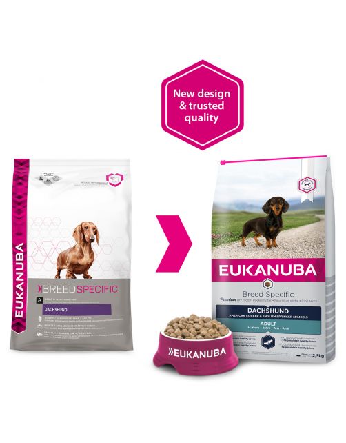 Eukanuba Teckel - Hondenvoer - Kip 2.5 kg