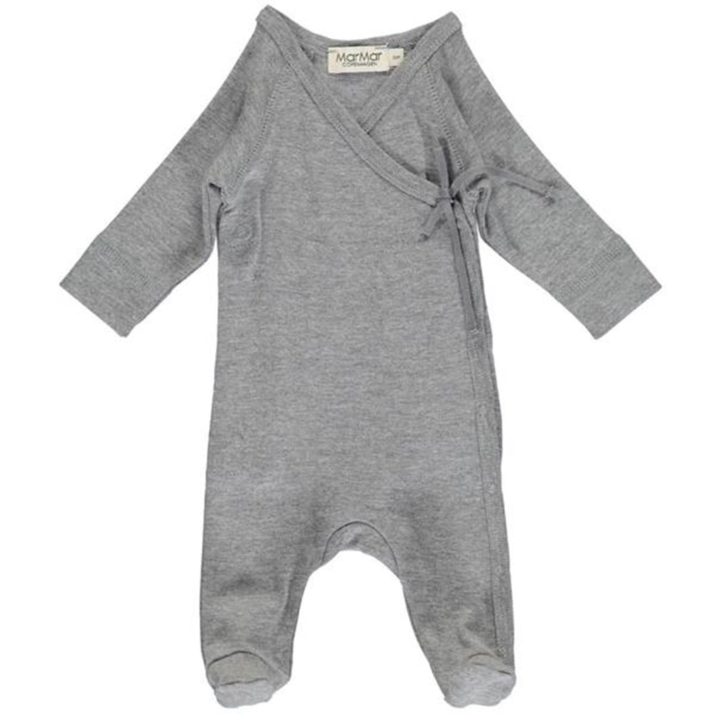 Køb MarMar New Born Rubetta Grey Melange Heldragt | Luksusbaby
