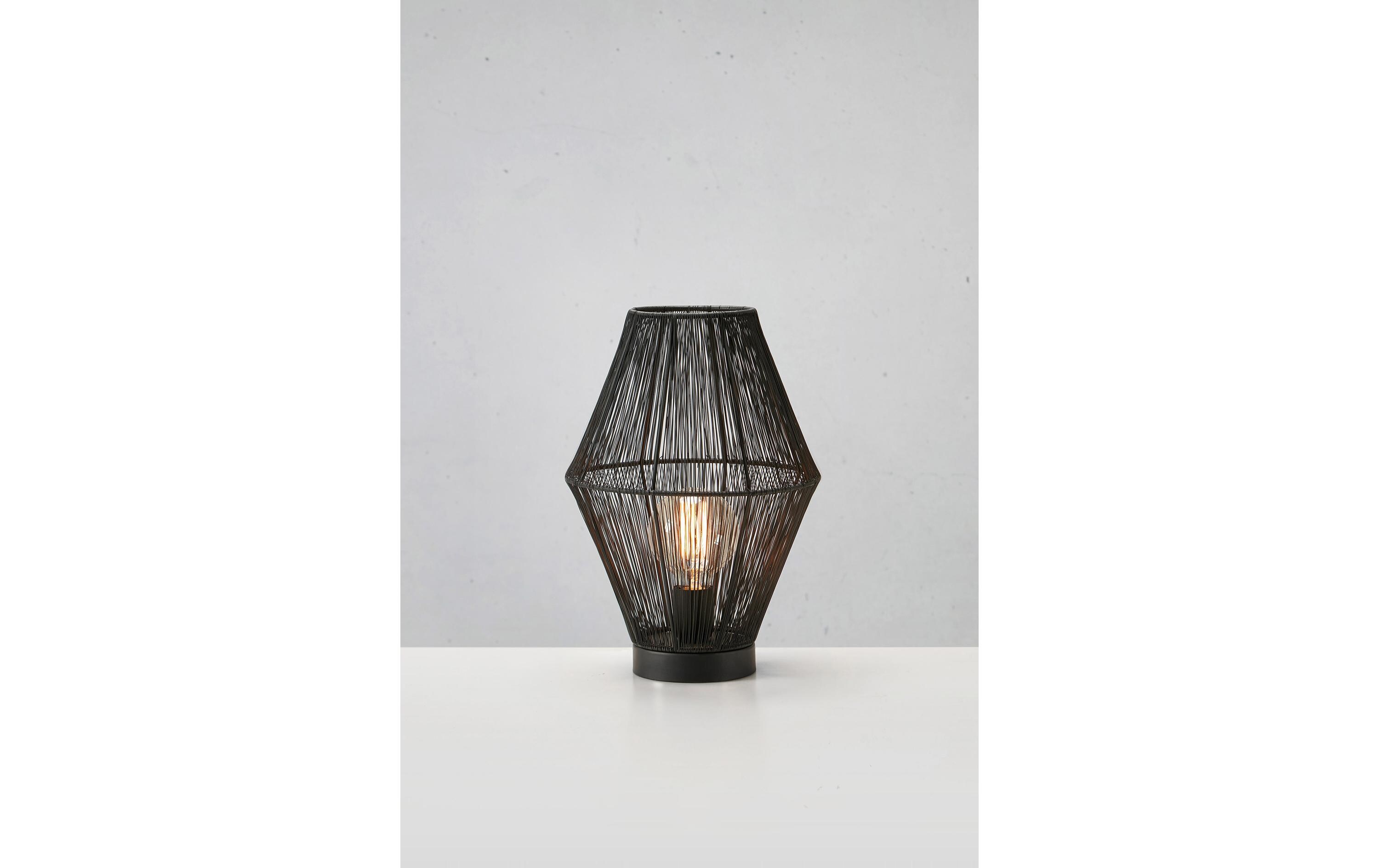 Tischleuchte Casa 1L, E27, SchwarzDekorative Tischlampe