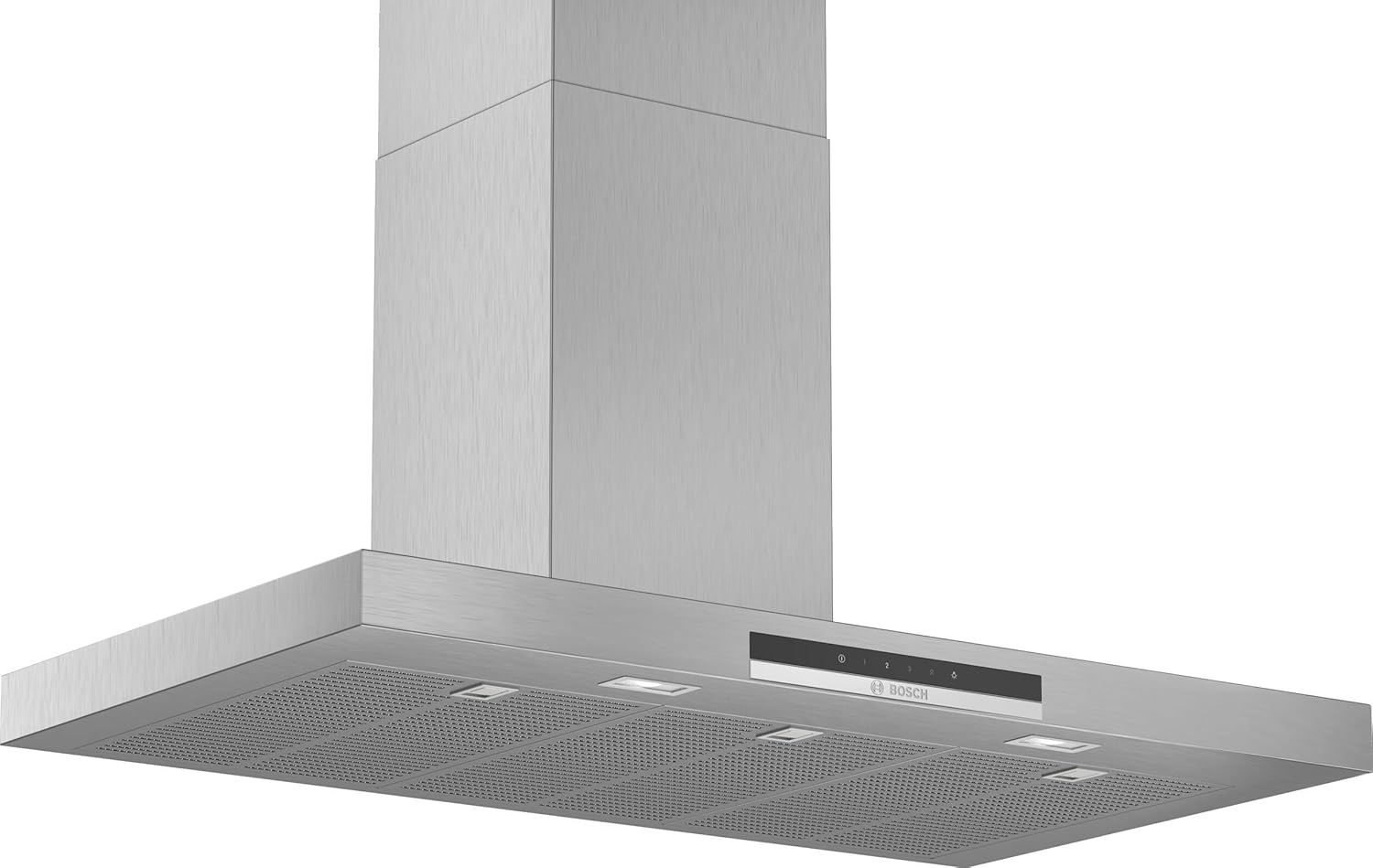 Bosch DWB97IM50 Serie 4 Wandesse, 90 cm breit, Um- & Abluft, LED-Beleuchtung gleichmäßige ausleuchtung, DirectSelect intuitive Bedienung, 3 Leistungs- & 1 Intensivstufe, Edelstahl