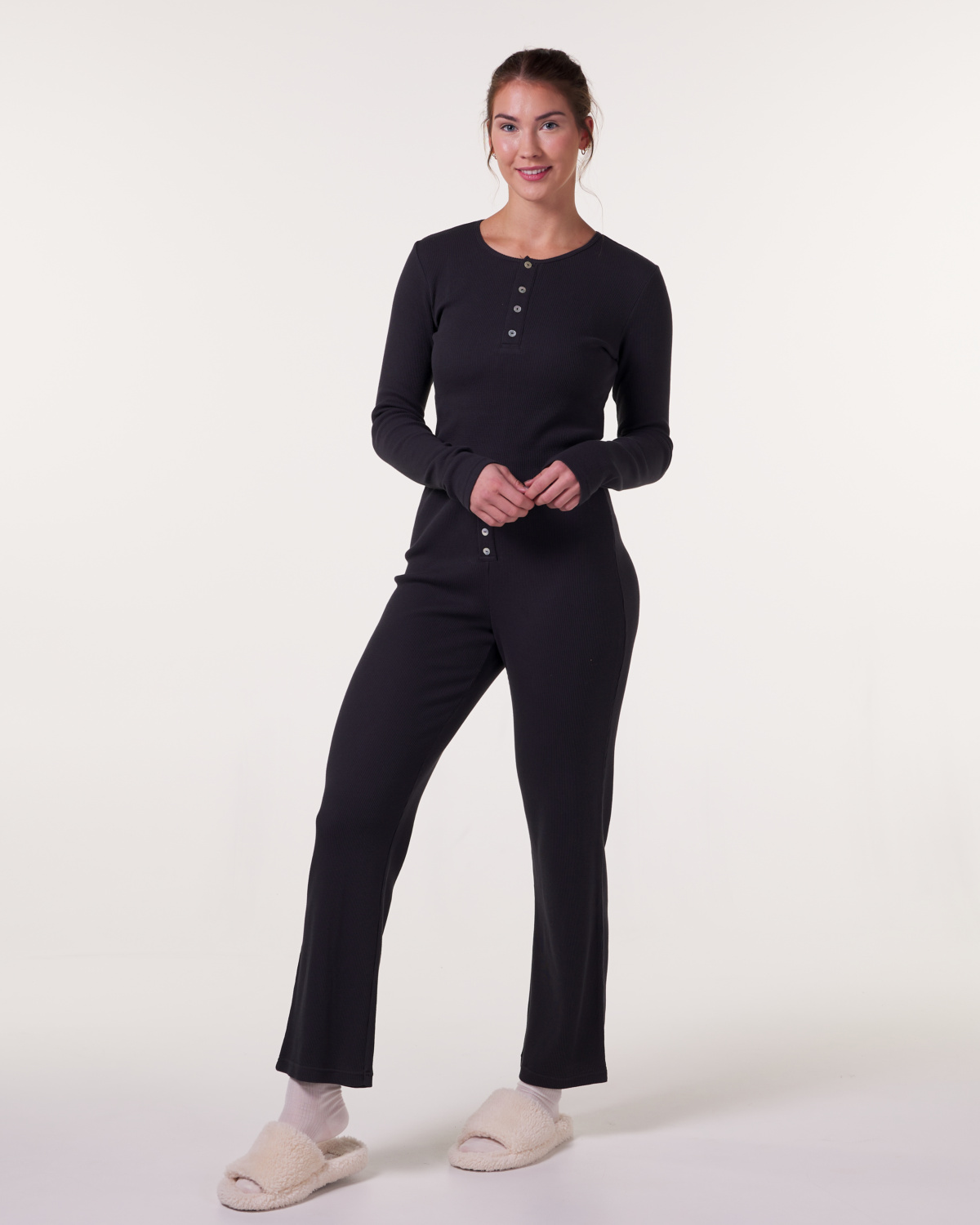 Bumpro Crisp Waffle Pant Black