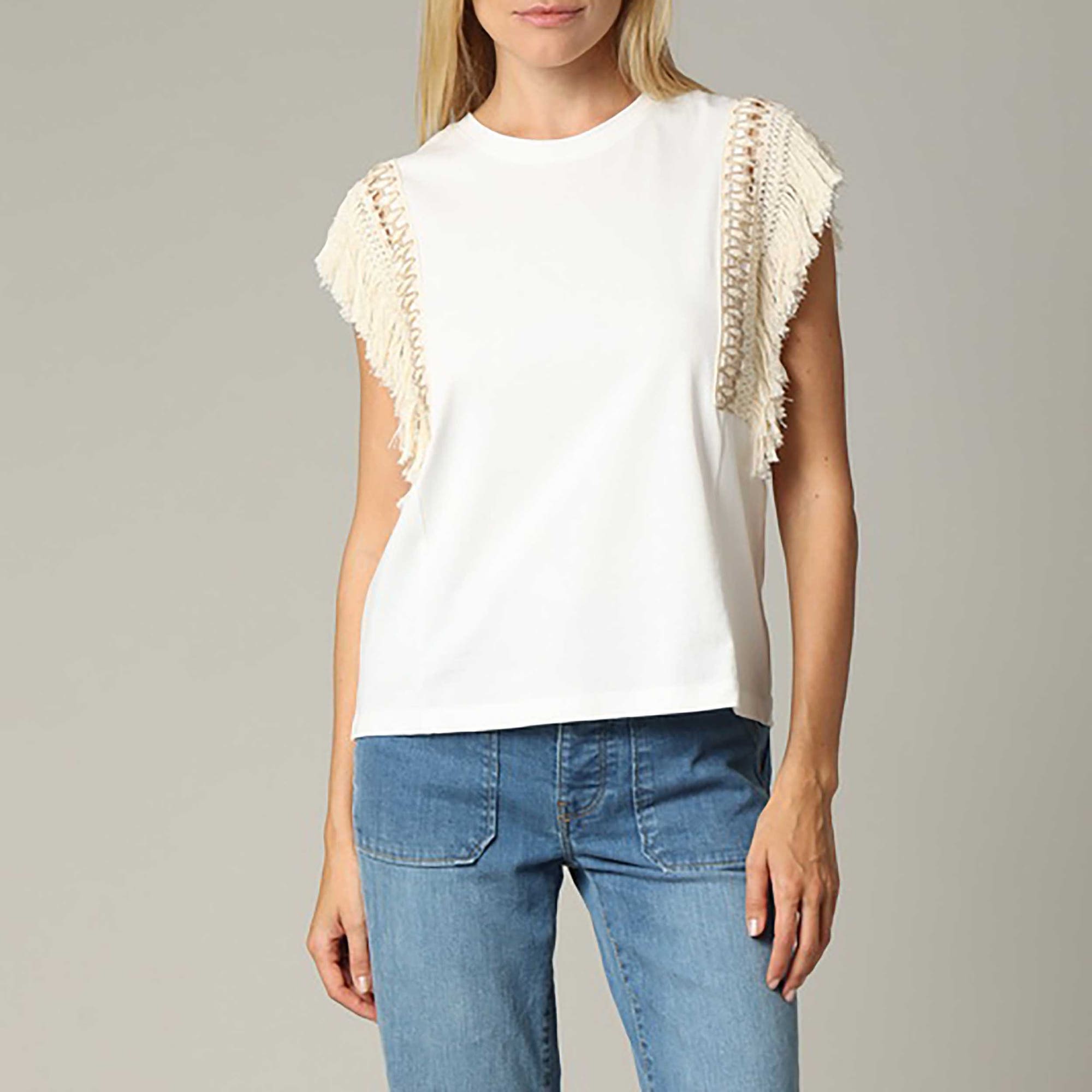 T-shirt Femme beige