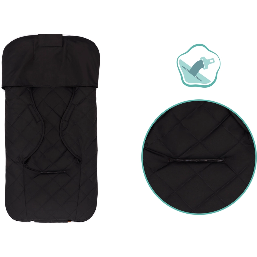 fillikid Winterfußsack Nevado für Babyschale Schwarz