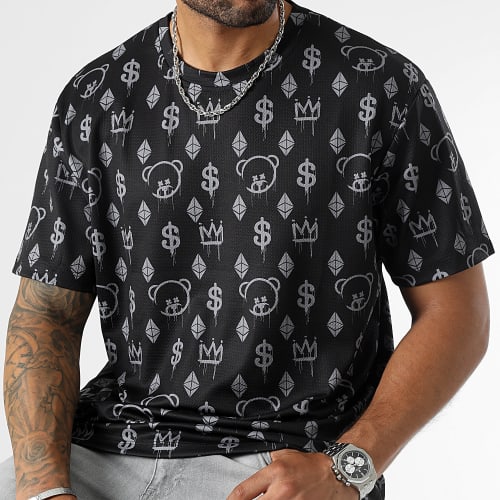 Tee Shirt Oversize Large Lifestyle Maison De Couture 0050 Noir