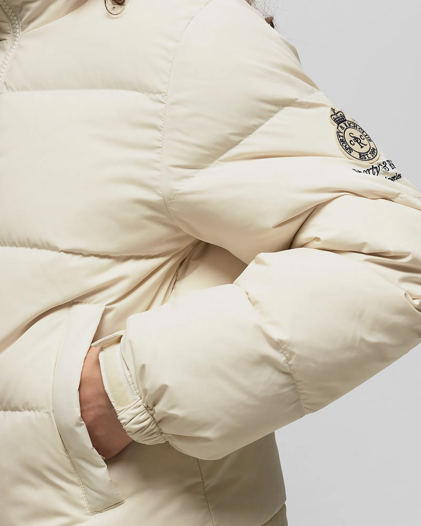 Sporty & Rich Crown LA Puffer Jacket