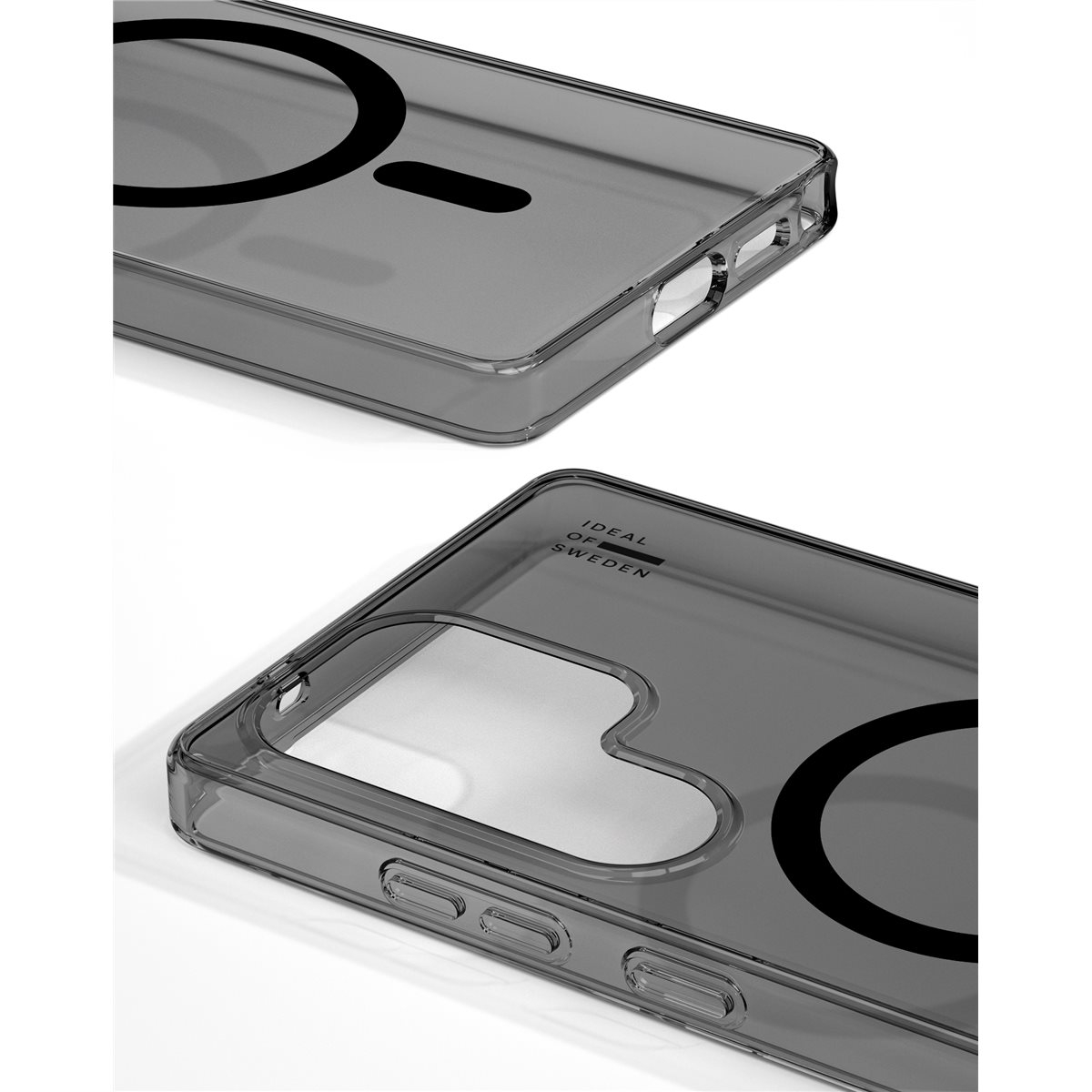 Samsung Galaxy S25 Ultra Hardcase Hülle Clear Case Designer MagSafe-Modul (IDCLCMS-S25U-470) - Tinted Black