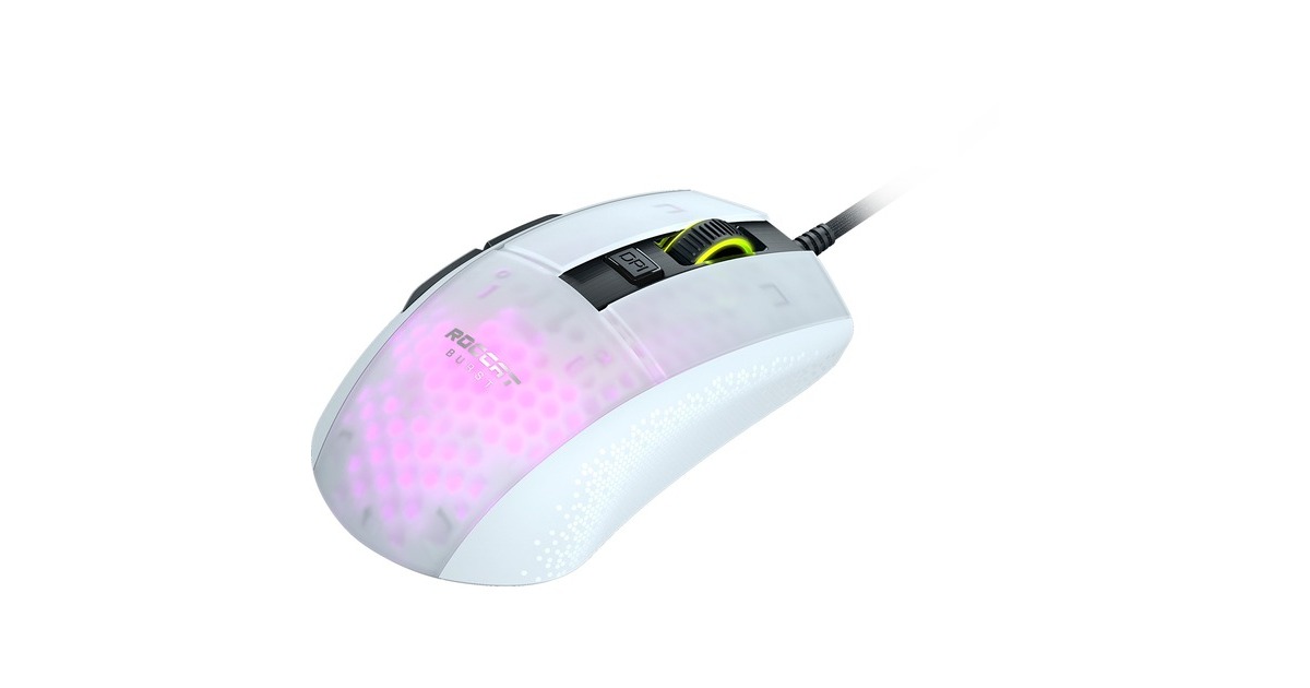 RoccatBurst Pro gaming muis  (Wit, 16000 dpi)