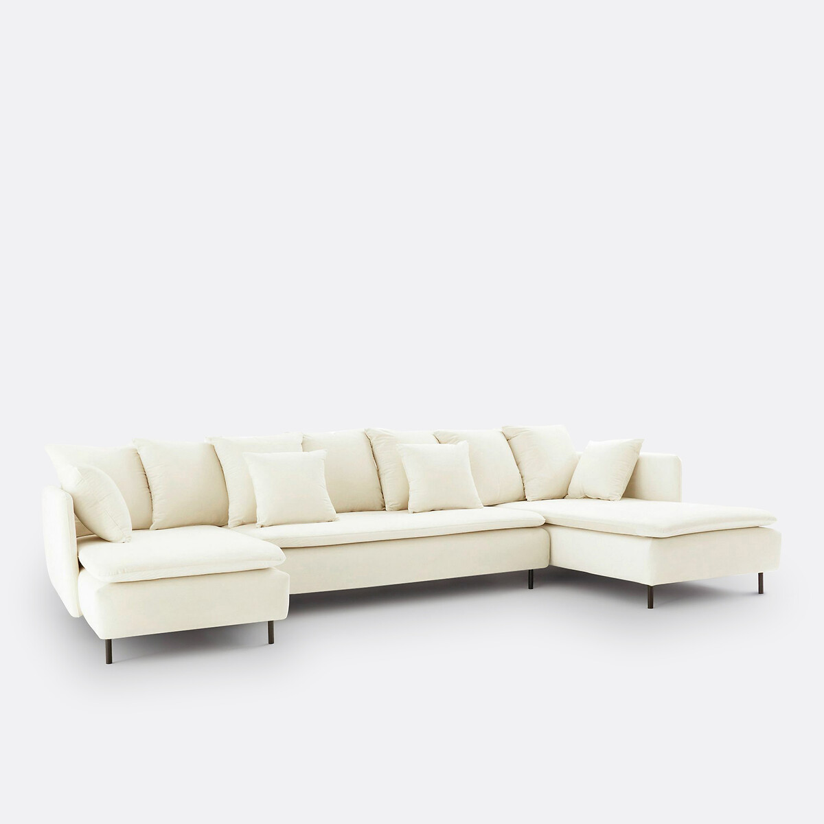 LA REDOUTE INTERIORS<br>Poltrona conversível em veludo D158 cm, Ivete