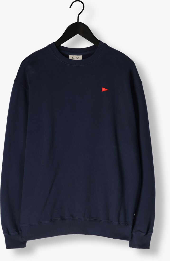 donkerblauwe forét sweater flag sweatshirt