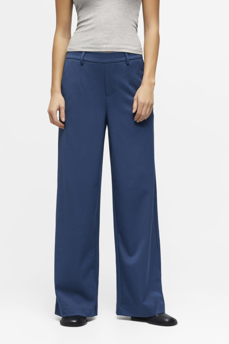 Object blauwe dames broek