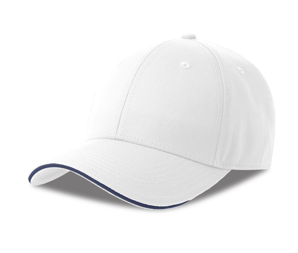 ATLANTIS HEADWEAR AT291 - Casquette 6 pans visière sandwich