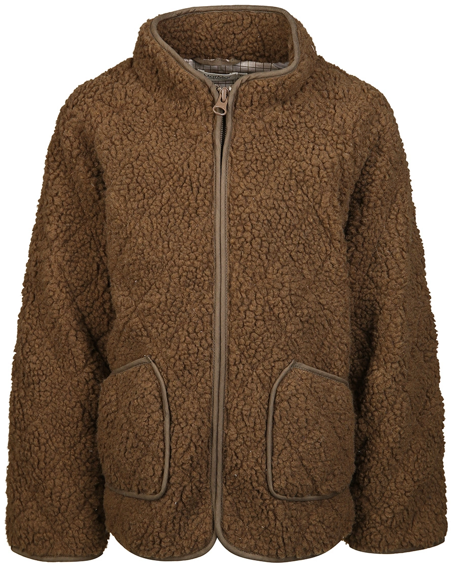 Teddyfleece-Jacke JERRY in bark