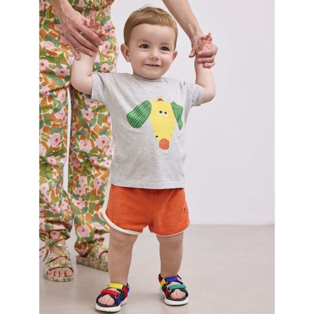 Køb Bobo Choses Heather Grey Happy Dog T-Shirt