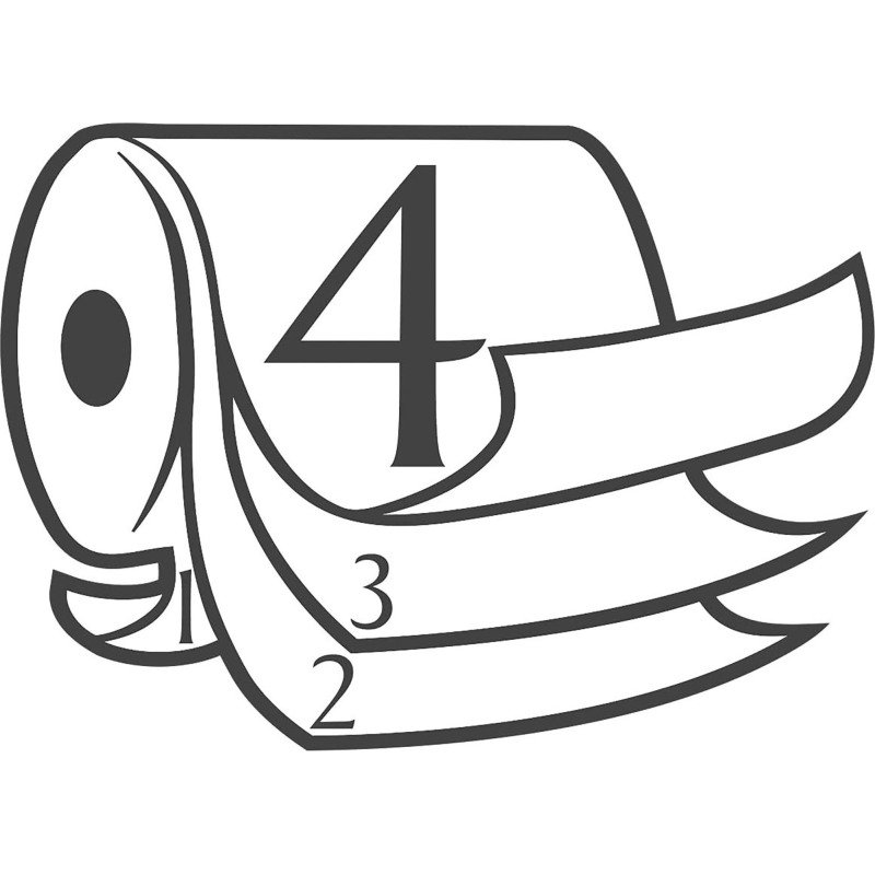 Papier toilette quadruple épaisseur Renova Royal  - 63 rouleaux de 140 feuilles