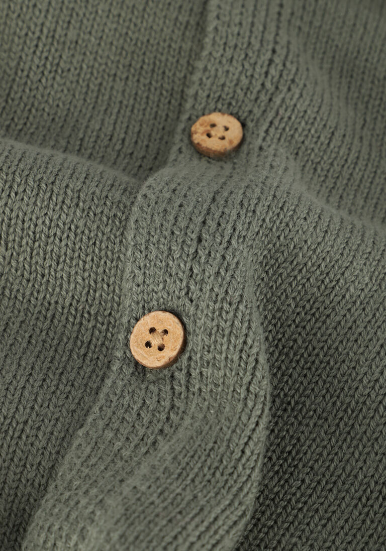 LIL\\' ATELIER groene lil' atelier vest nmmtheo ls loose knit card