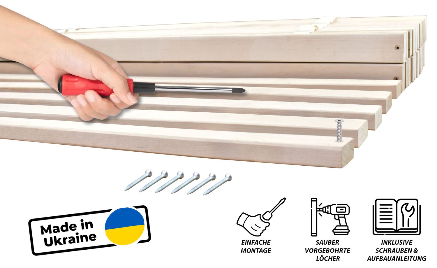 Coemo Rollrost 25 extrastabile Leisten 70x200cm