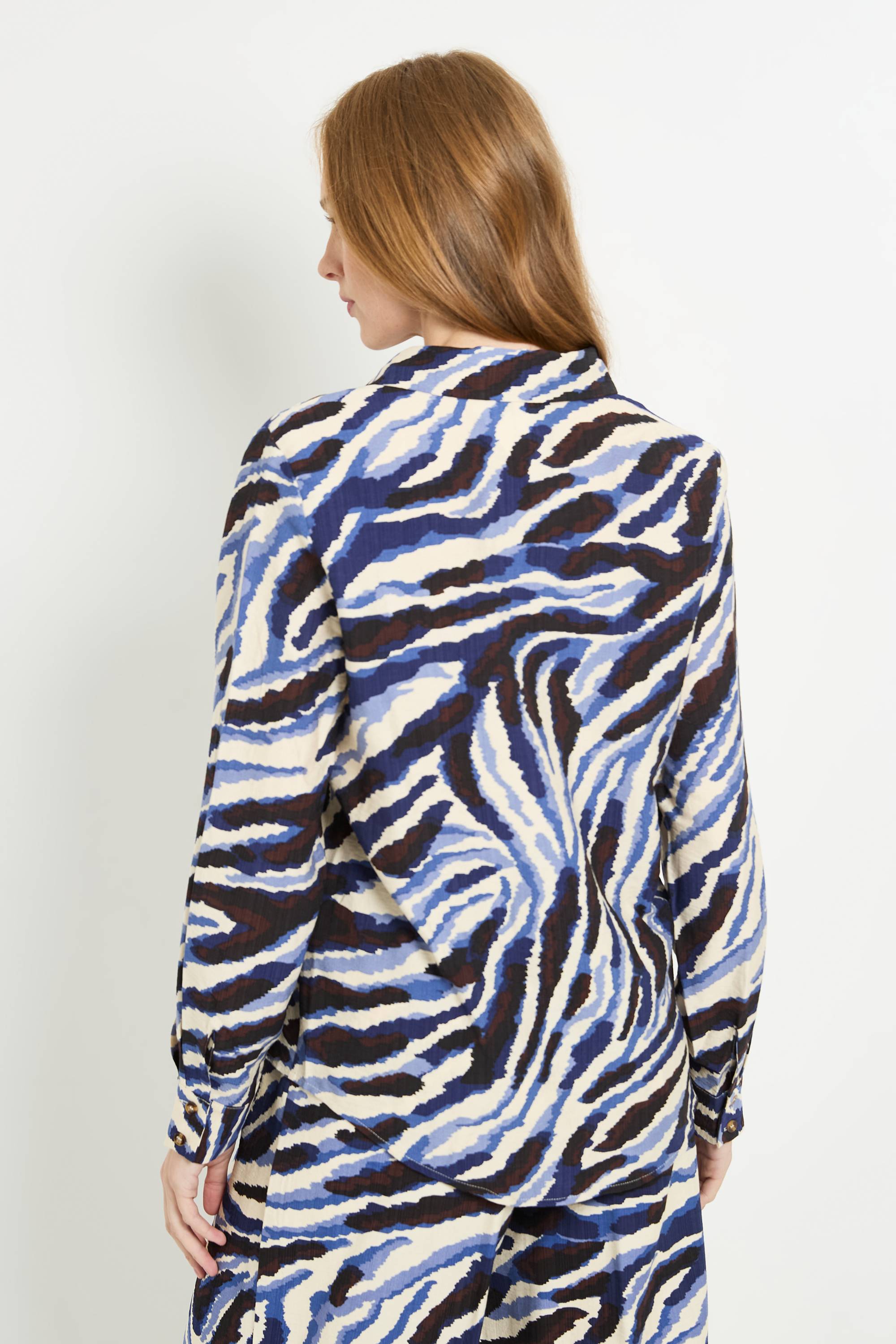 Wallis Ensemble Coordonné Chemise À Imprimé Abstrait