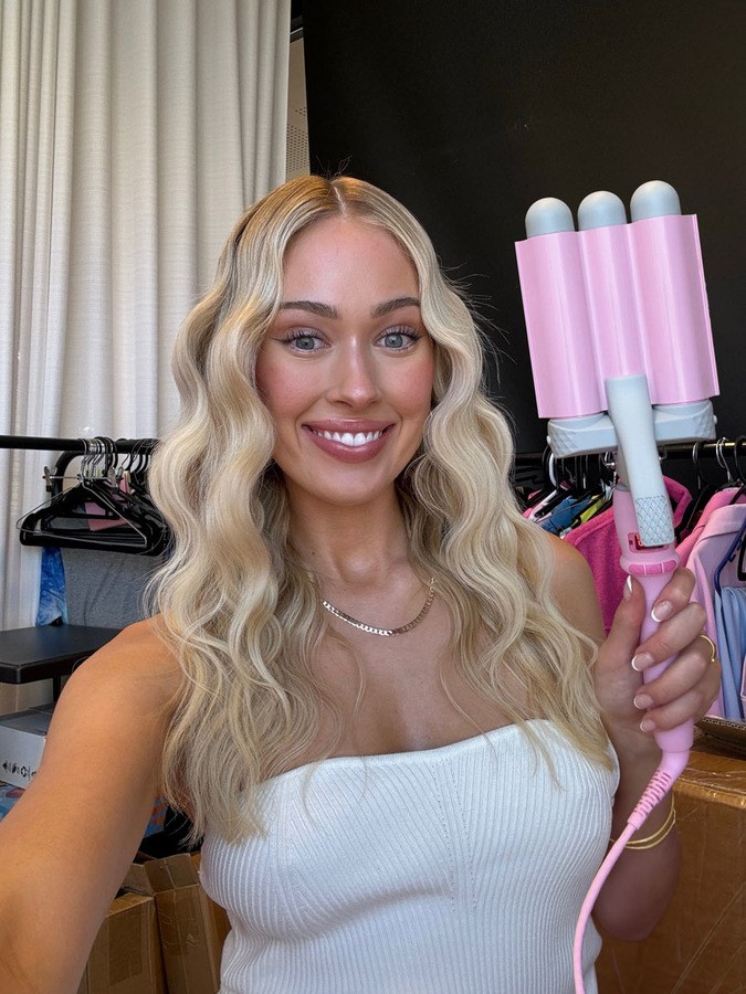 Mermade Hair Pro Waver Pink 32mm