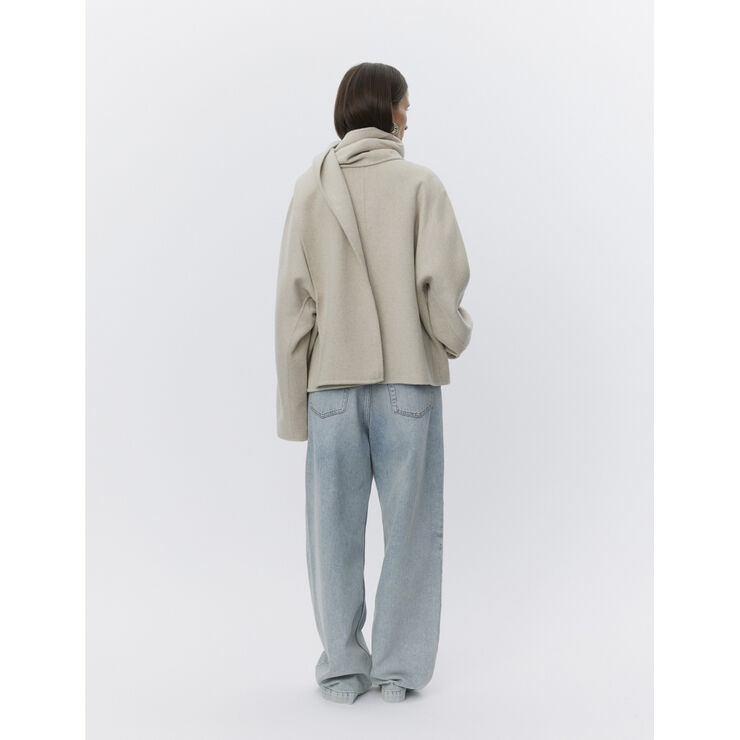 DAY Birger et Mikkelsen Desiree - Double Faced Wool Pistachio shell