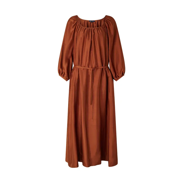 Soeur Robe Adriana Soie | Marron