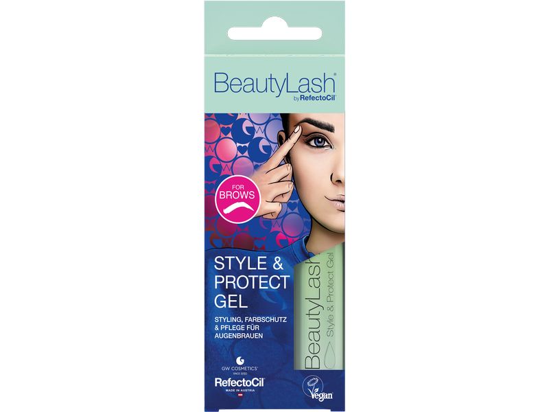 BeautyLash Augenbrauenstift Brow and Lash Gel Protect Trans Innovatives 3-in-1-Augenbrauengel zum Stylen, Schützen und Pflegen