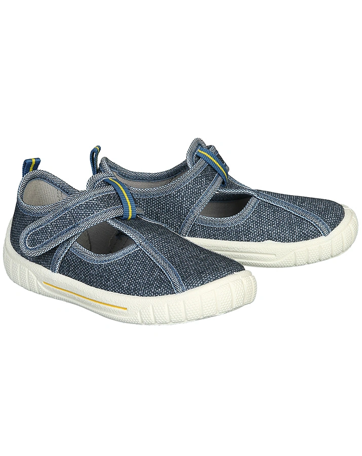 Klett-Spangenhausschuh BILL - DENIM in blau