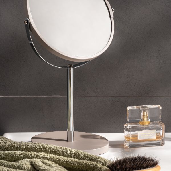 Present Time Magnify Spiegel - Warm Grey