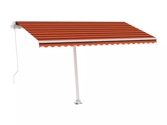 Auventanuel rétractable sur pied 450x350 Orange etarron