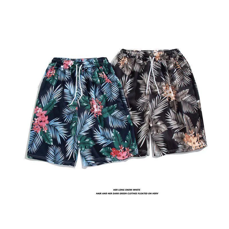 jaywoon - Leaf Print Shorts