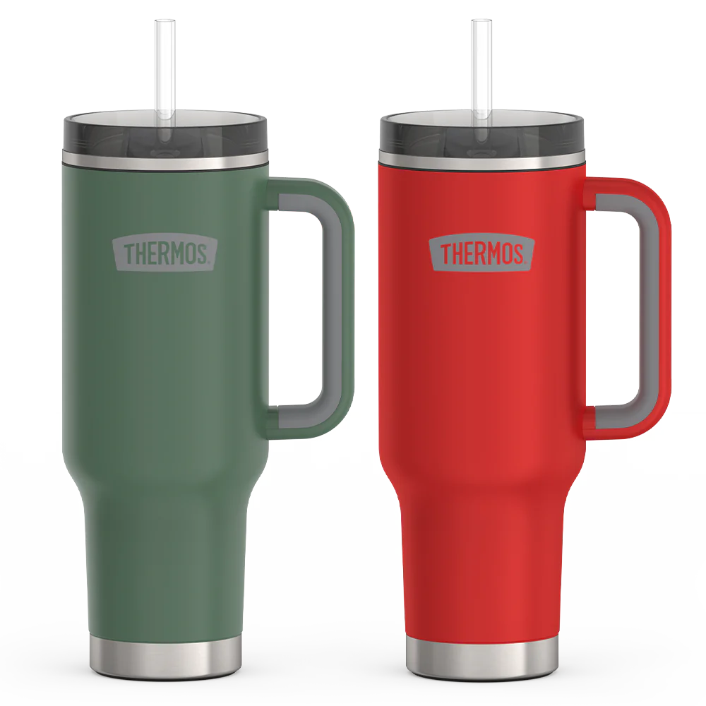 40oz STAINLESSSTEEL CUP HOLDER MUG - CRIMSON,40ozSTAINLESS STEEL CUP HOLDER MUG - ALPINE GREEN