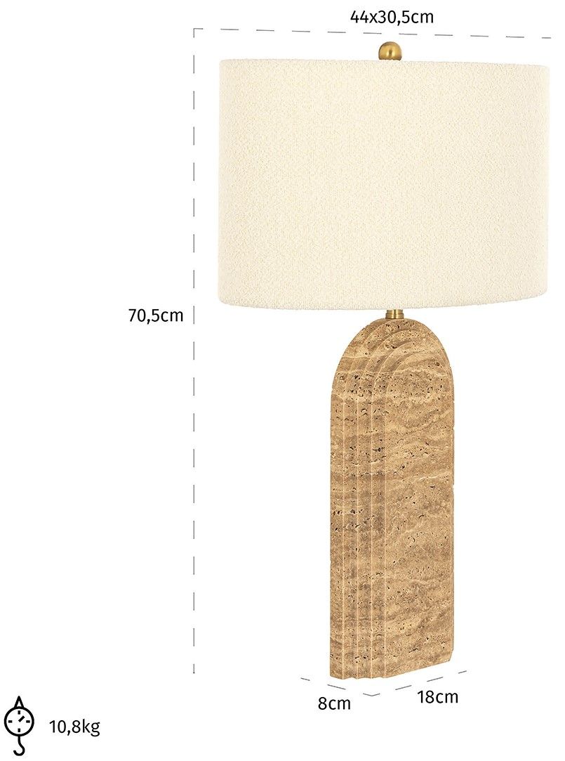 Tafellamp 211940 Nila B44 x D30.5 cm