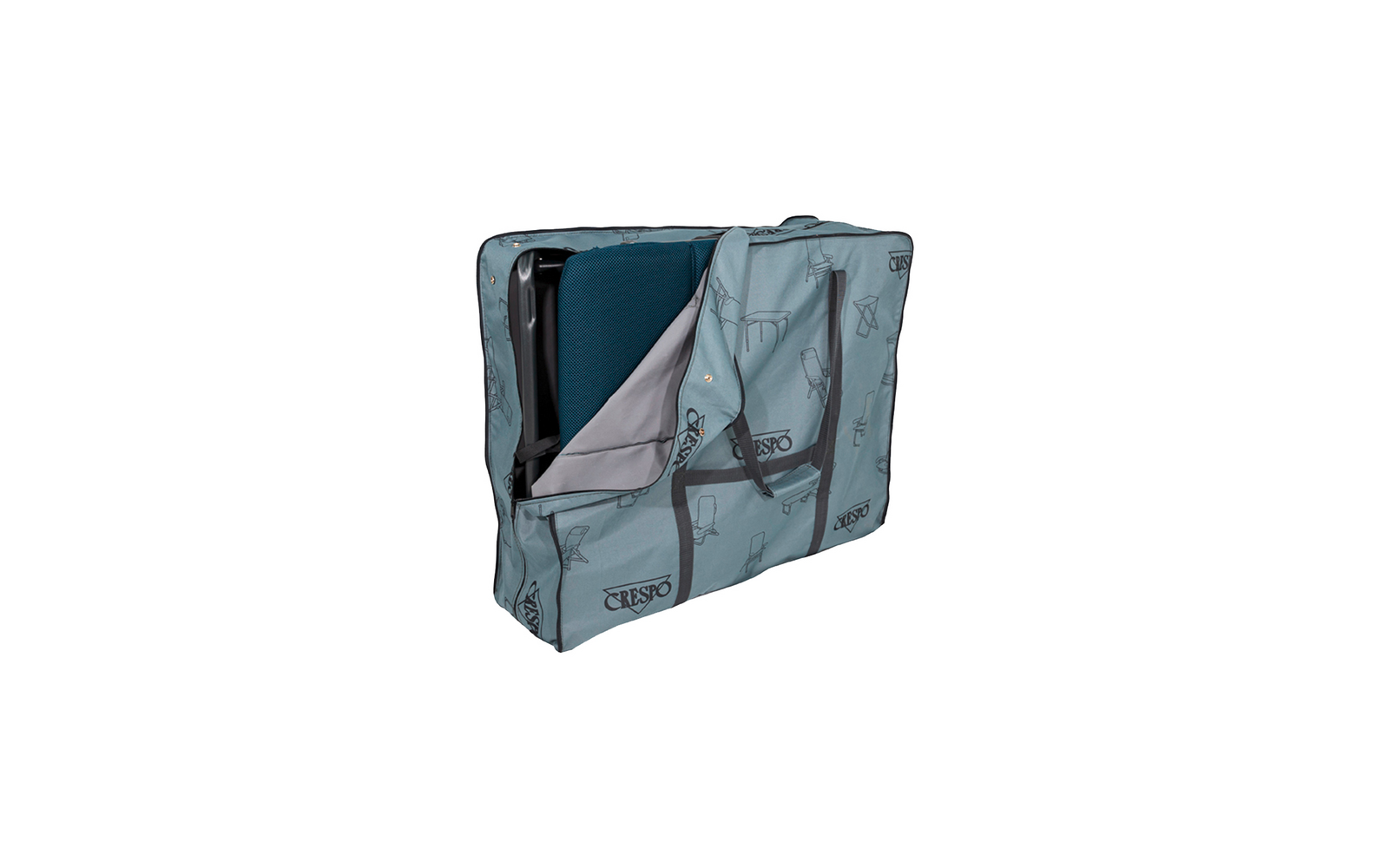 Crespo 98 Tragetasche Sonnenliegen 87 x 70 x 27 cm grau