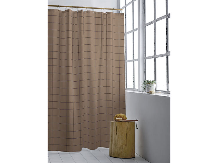 Södahl Badeforhæng 180x220 Vista Warm Taupe Warm taupe