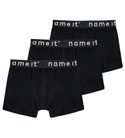 Name It Boxershorts - Noos - NkmBoxershorts - 3er-Pack - Schwarz