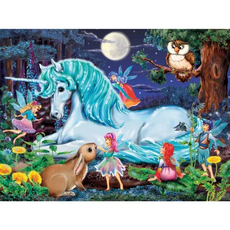 Ravensburger XXL Puzzle Im Zauberwald, 100 Teile