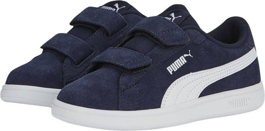 Puma Smash 3.0 SD V sneakers donkerblauw wit Suede Logo 22