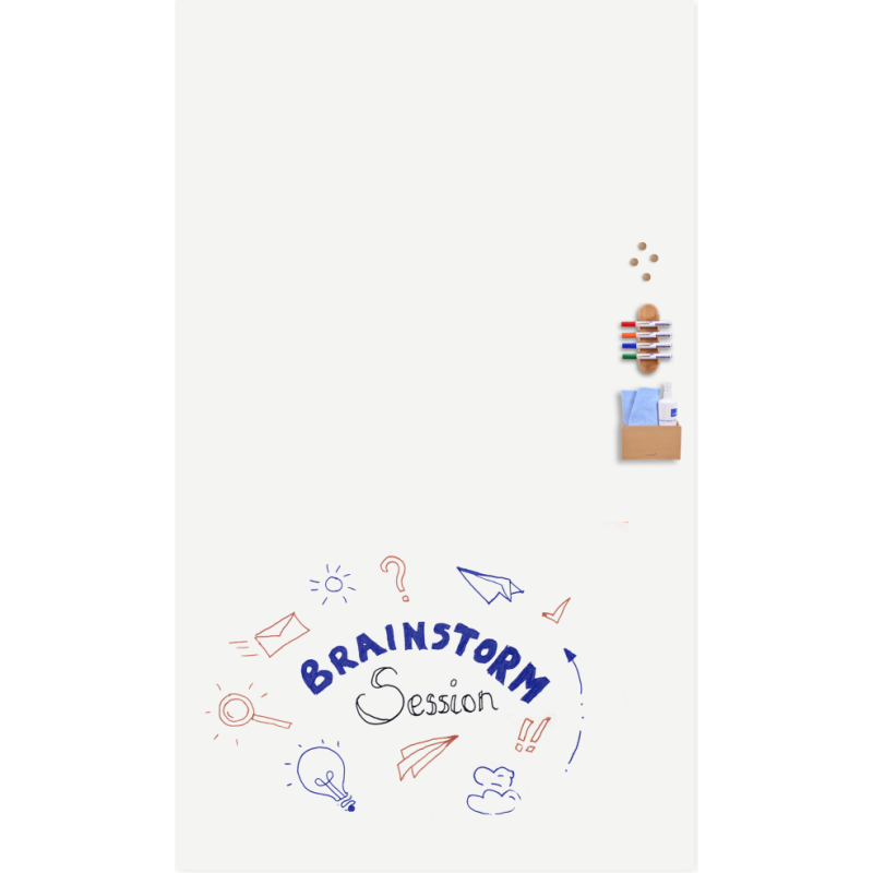 Tableau blanc émaillé XL WALL-UP 200x120cm - Legamaster
