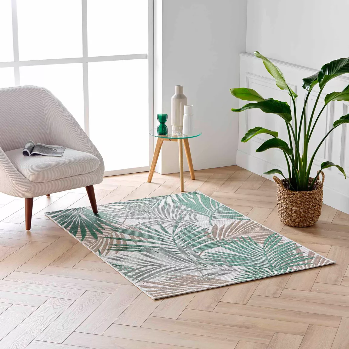 Tapis tissé (120 x 170 cm) Joao Vert